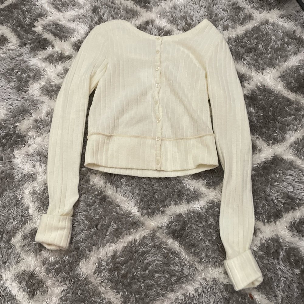 cream cardigan maxi from urban outfitters